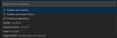 Git checkout
