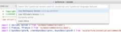 TypeScript version selector