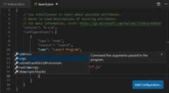 launch.json IntelliSense