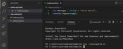 compiled hello world