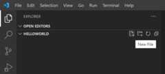 create new file