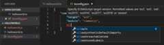tsconfig.json IntelliSense
