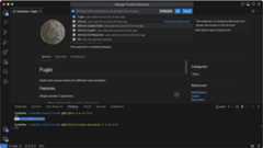 The Manage Trusted Extensions quick pick with some items disabled