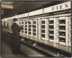 Automat, 977 Eighth Avenue, Manhattan, Berenice Abbott (American, Springfield, Ohio 1898–1991 Monson, Maine), Gelatin silver print