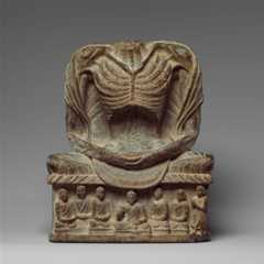 Fasting Buddha Shakyamuni, Schist, Pakistan (ancient region of Gandhara)