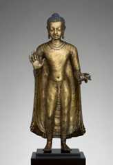 Buddha Offering Protection, Copper alloy, India (probably Bihar)