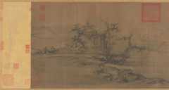 Old Trees, Level Distance, Guo Xi  Chinese, Handscroll; ink and color on silk, China