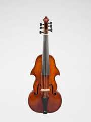 Viola d'Amore, Giovanni Grancino  Italian, Spruce, maple, ebony, bone, iron, Italian