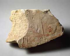 Archers, Limestone, paint