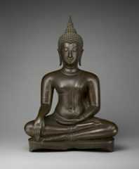Seated Buddha, Bronze, Thailand