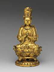 Buddha Vairocana (Dari), Gilt bronze; lost-wax cast, China