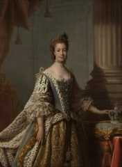 Charlotte of Mecklenburg-Strelitz, by the studio of Allan Ramsay - NPG 224