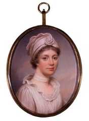 Charlotte of Mecklenburg-Strelitz, by Henry Bone, after  Sir William Beechey - NPG 6290