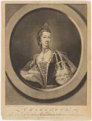 Charlotte of Mecklenburg-Strelitz, by Thomas Burford - NPG D8006