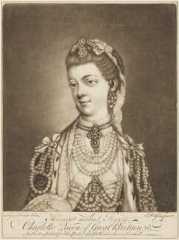 Charlotte of Mecklenburg-Strelitz, by James Watson, after  Thomas Frye - NPG D8010