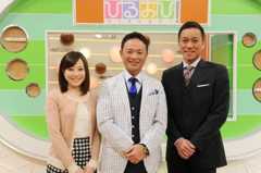 『ひるおび！』のMC陣（右から）江藤愛アナウンサー、恵俊彰、八代英輝（C）TBS 
