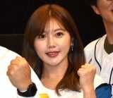 『スカパー! プロ野球12球団応援プロジェクト』の取材会に出席した宮崎美穂 （C）ORICON NewS inc. 