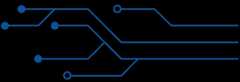 Blue circuit graphic for the energy and connectivity of the BCI Convention.