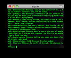ttytter screenshot