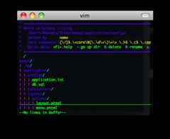 vim screenshot