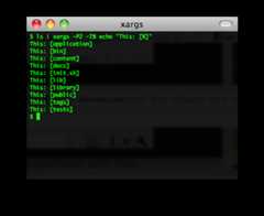 xargs screenshot