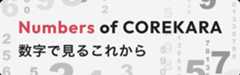 Numbers of corekara 数字で見るこれから