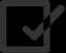 Icon representing a checkbox
