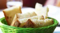 bread basket in restauant
