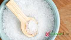 salt cellar with wooden spoon