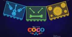 Celebrate Disney•Pixar’s Coco with These Papel Picado-Inspired Wallpapers