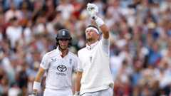 Joe Root celebrates