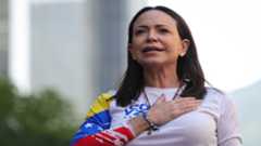 Venezuela’s Nobel Peace Prize laureate Maria Corina Machado, leader of Venezuela’s pro-democracy movement. (Photo: AP)