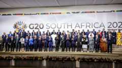 Leaders and delegates pose for a group photo, on the opening day of the G20 Leaders' Summit, in Johannesburg, South Africa, Saturday, Nov. 22, 2025. (Photo: AP)