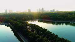 An aerial shot of Sami Abdulrahman Park in Erbil. (Photo: KRG)