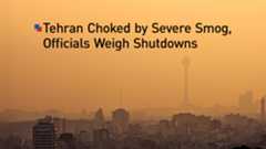 Smog envelopes the Iranian capital during high air pollution levels. (Graphics: Kurdistan24)