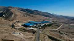 An aerial view of the waste sorting plant in Duhok. (Photo: Kurdistan24)