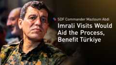 SDF Commander Mazloum Abdi. (Graphics: Kurdistan24)