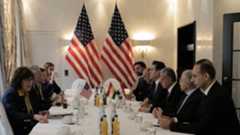 Kurdistan Region  President Nechirvan Barzani  (3rd R), and U.S. Senator Lindsey Graham (3rd L), in Munich, on Feb. 14, 2025. (Photo: Kurdistan Region Presidency)