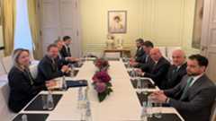 Iraq’s DPM and FM, Fuad Hussein, Dutch FM David van Weel, Feb13, 2026. (Photo: Iraq's FM)