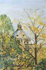 View from Exeter College Fellows' Garden