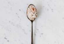 Salt in a spoon