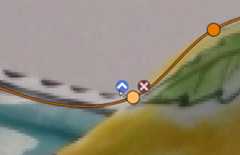 Original tutorial image with marks