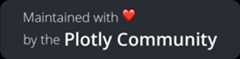Maintained by the Plotly Community