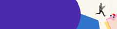 purple object blue object