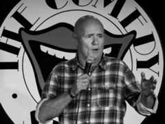 Comedian Dave Johns performing at Glee Club