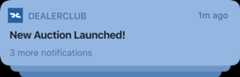 DealerClub Notifications