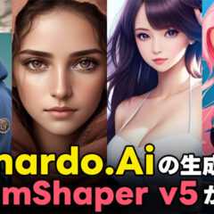 Leonardo.Aiに新しい生成モデルDreamShaper v5が追加されたのでサンプル画像を作ってみた Leonardo.Aiに新しい生成モデルDreamShaper v5が追加されたのでサンプル画像を作ってみた