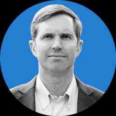 Headshot of Massachusetts Governor Maura Healey on a blue background.