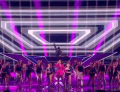 Afrojack and Glennis Grace at Eurovision 2021