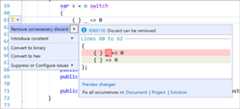 Removing Unnecessary Discards in Visual Studio 2019 v16.9 Preview 2
